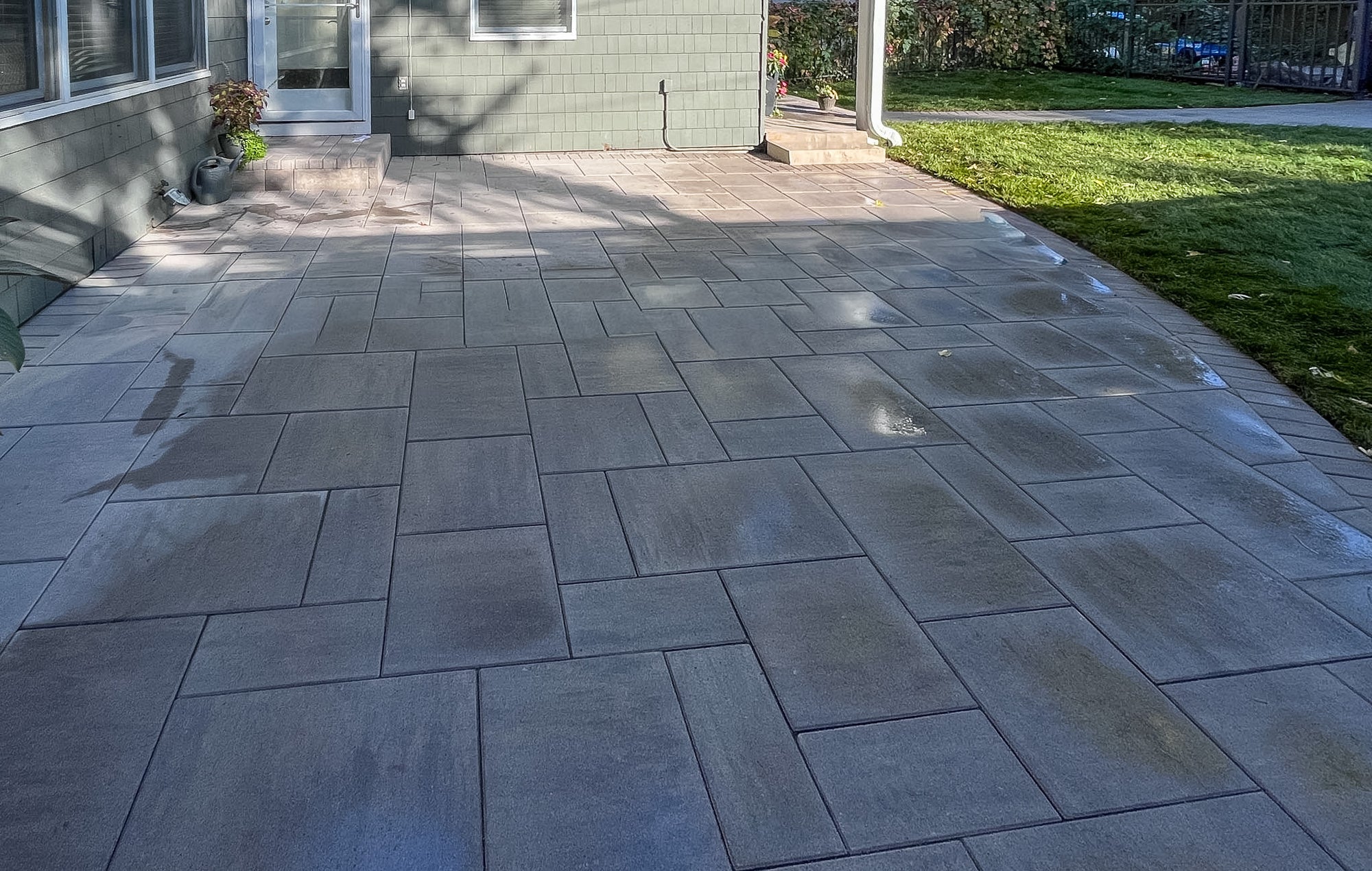 Full Backyard Renovation and Paver Patio Installation in Cedar Lake, Minneapolis | Elzo Landscape Project